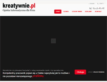 Tablet Screenshot of kreatywnie.pl